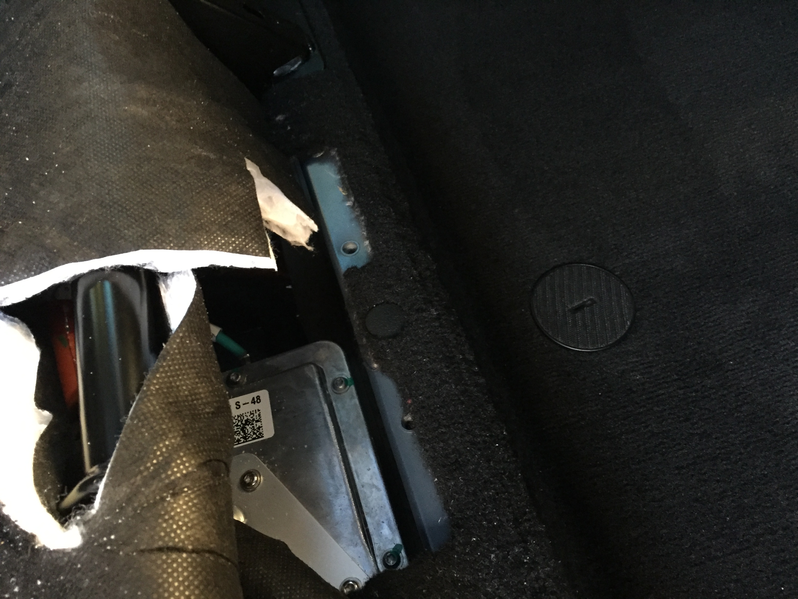 Rear floor mat velcro retainers Tesla Motors Club